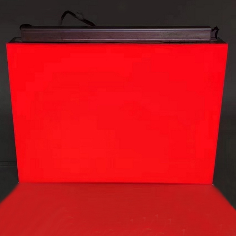 red Polycarbonate Diffuser Sheet, customized plastic red PC light diffuser sheet LED Light diffusion plate board panel