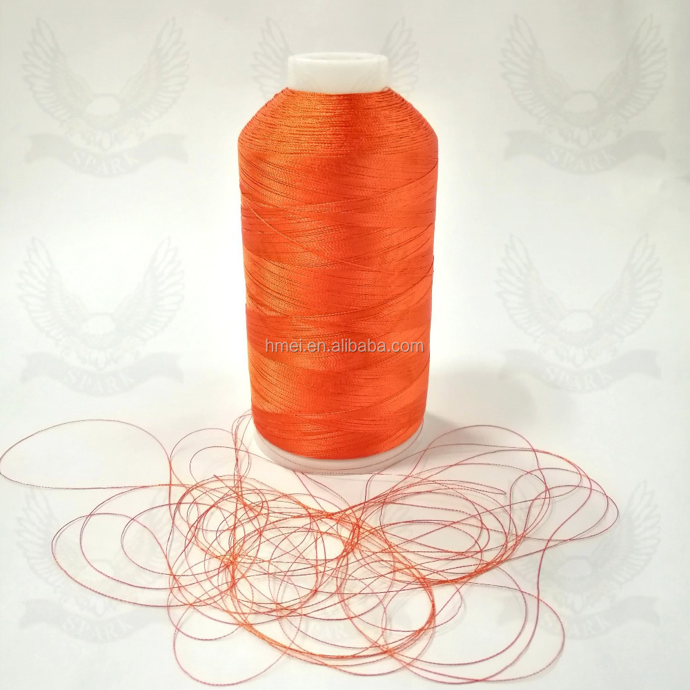 100% Dyed Viscose Rayon Embroidery Thread 150D/2 300D/2 Baby Cone Hilo de bordar