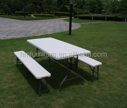 6FT Plastic Folding camping bench Outdoor used