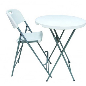 club round bar table, cocktail plastic folding table