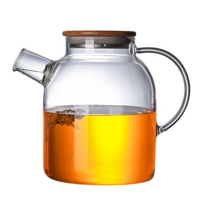 Glass Tea Pot Teapot with Infuser within 7 Days High Borosilicate Glass tea maker Brew with warmer set