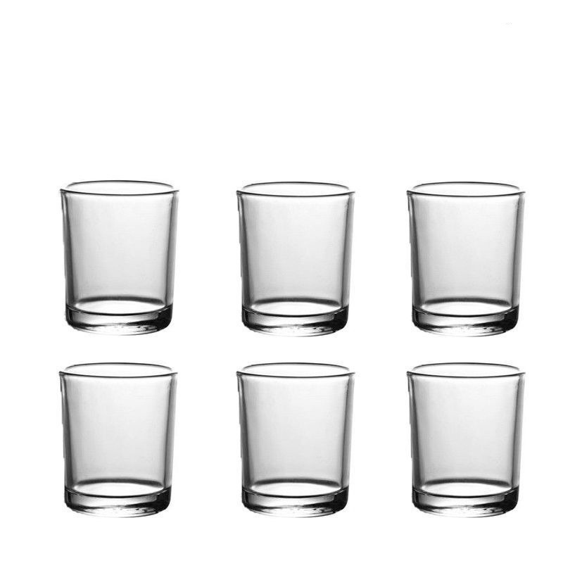 High Quality Blank Custom Logo Personalized Shot Glasses 50ml Mini Square Vodka Whiskey Liquor Wine Shot Drinking Glass Cup