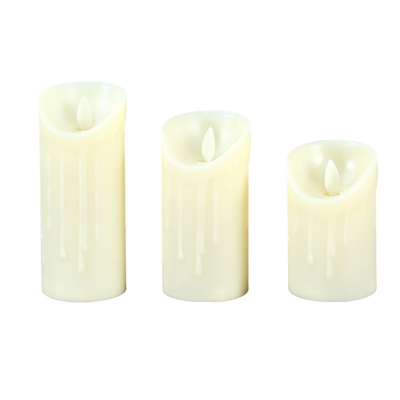 Flameless Flickering Battery Operated 3D LED Votive Candles