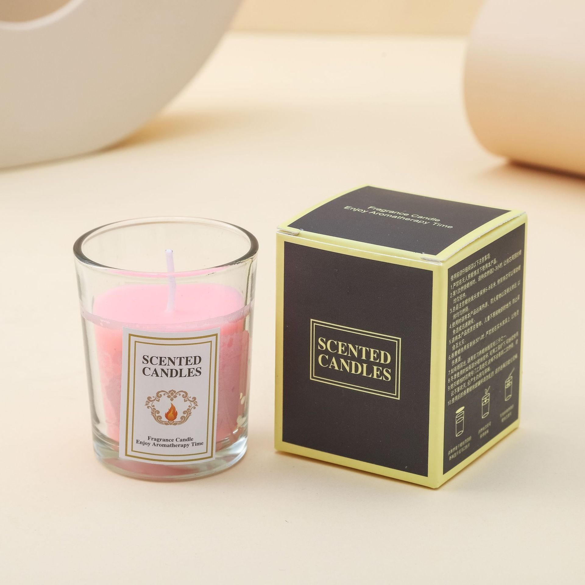 Aromatherapy Massage Oil Candle Luxury Soy Wax Beeswax Food Scented Fragrance Private Label Hotel Scented Candle Collection