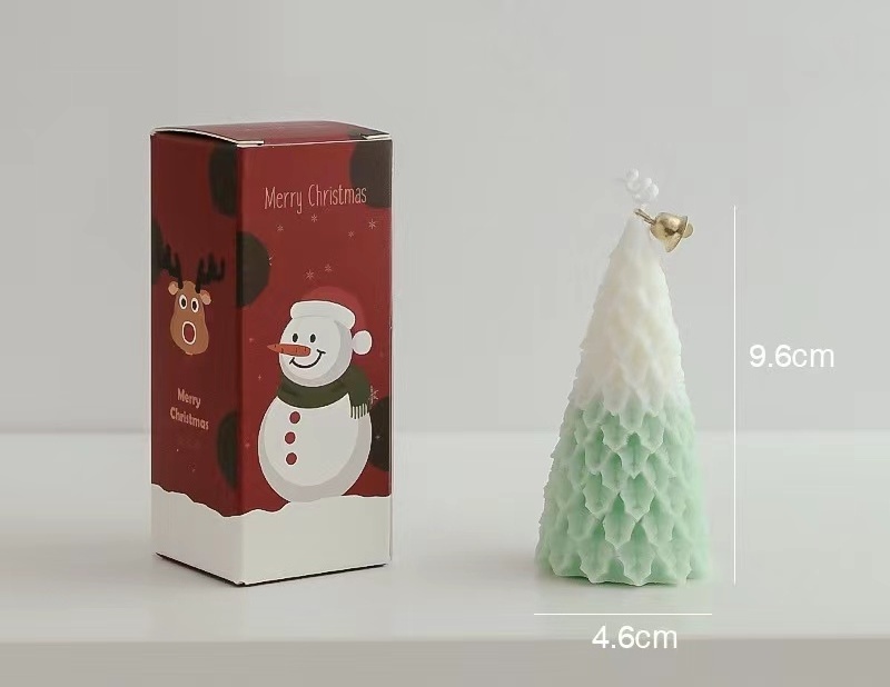 Low Price Christmas Tree Custom Manufacturing of Private Label Soy Wax Mini Small All Natural Luxury Scented Dinner Taper Candle