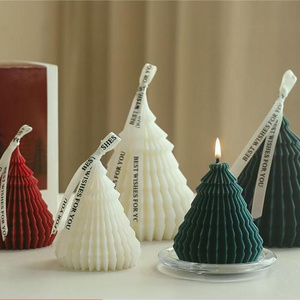 Wholesale Luxury Christmas Tree Candles Aromatherapy Scented Candle for Xmas Home Decorations Gifts