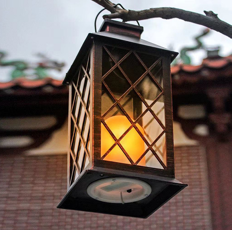 Farmhouse White Holder Decorative Candle Lantern