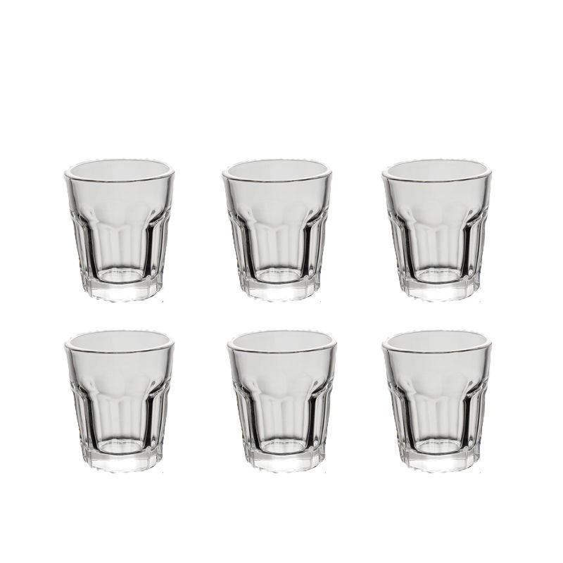 High Quality Blank Custom Logo Personalized Shot Glasses 50ml Mini Square Vodka Whiskey Liquor Wine Shot Drinking Glass Cup