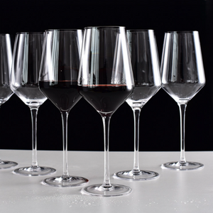 Premium Custom Classic Clear Luxury Sublimation Crystal Red Wine Goblet Glass