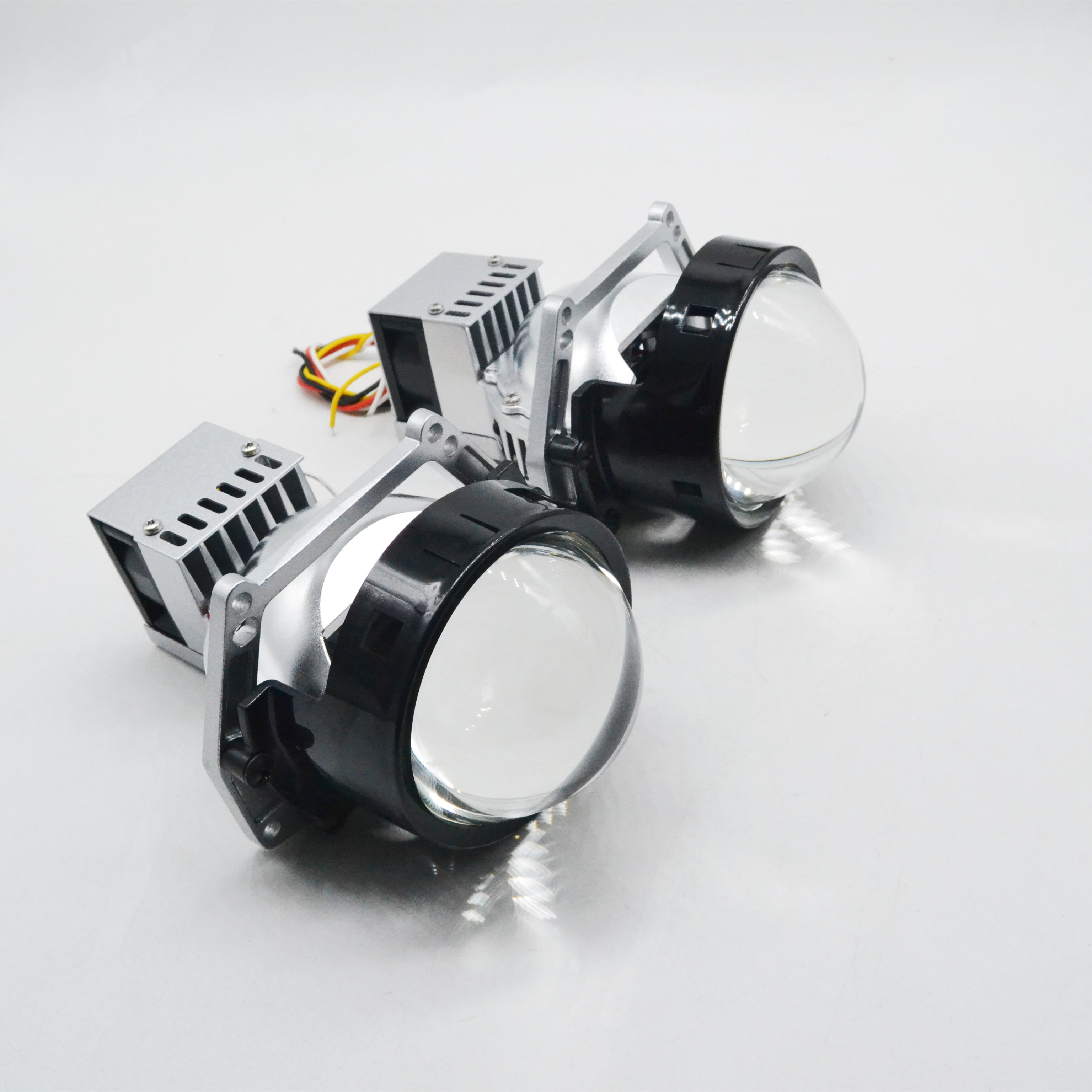 3inch Bi LED projector headlight lens for car headlight retrofit bulbs high beam low beam 55W led projector lens light