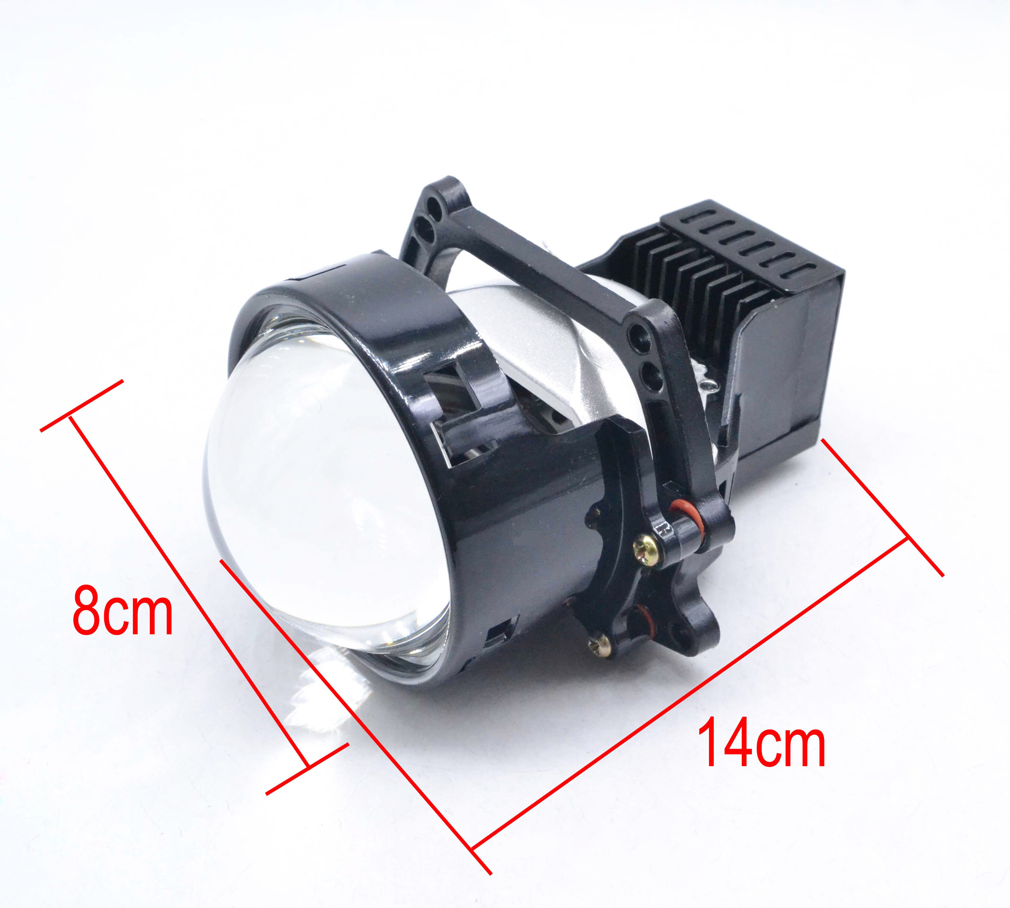 55W LED Projector Lens 6000K Double Light Bi LED Projector Headlight Retrofit 55w Laser Double Bowl Bi Led Car