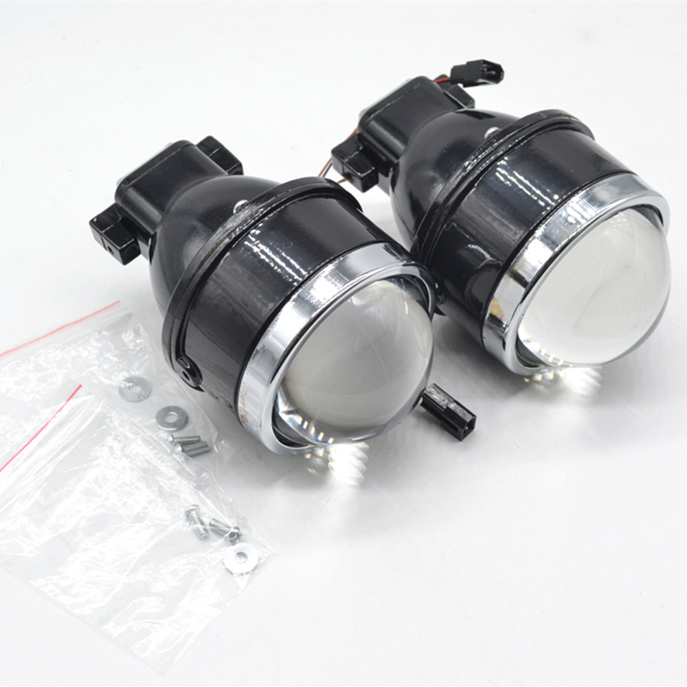 Hot Selling Auto lighting system Headlight 3 inch Bi-Xenon Fog lens Car Light HID Projector Lens use H11 HID Xenon Bulb