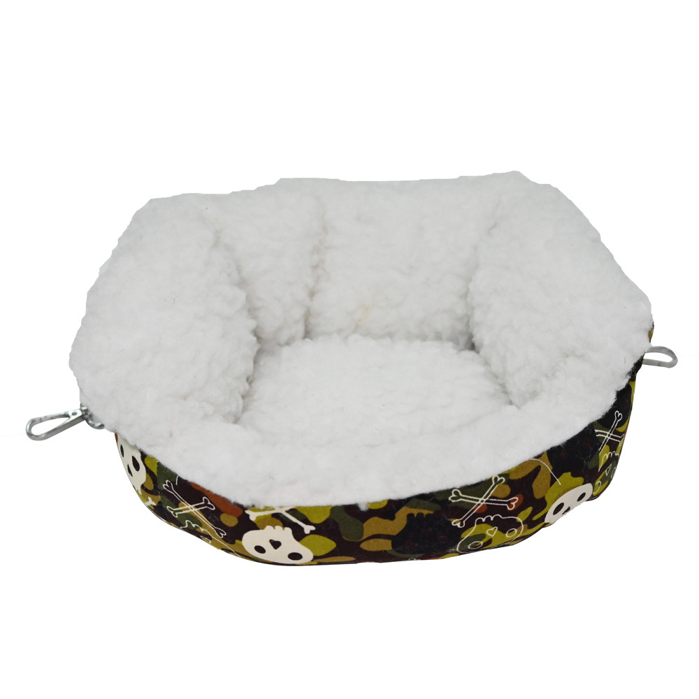 Pet Supplies Winter Plaid Pet Nest Small Round Nest Cat Den Dog Kennel Bed