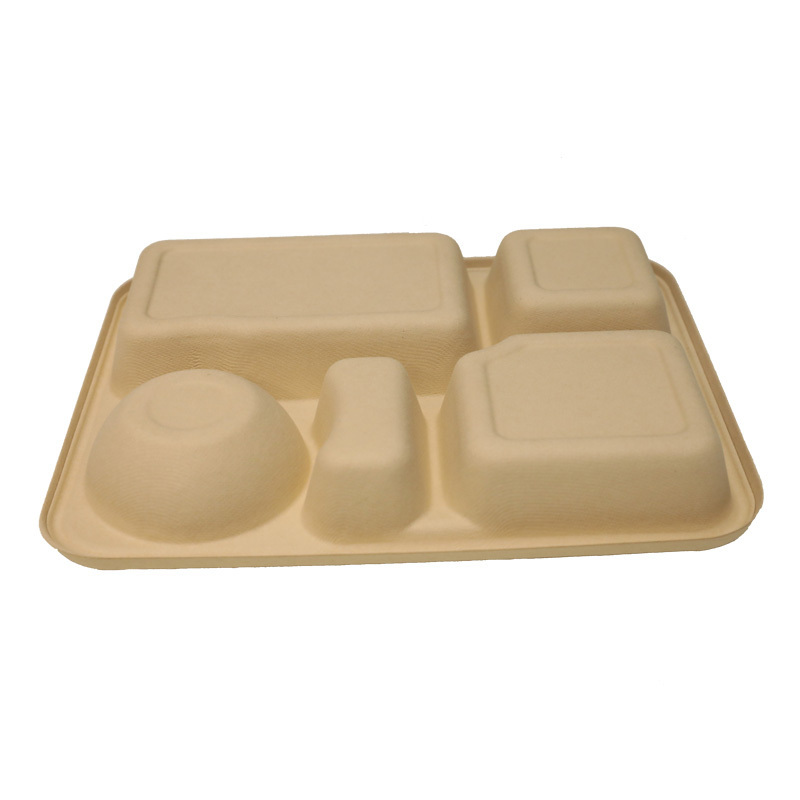 Biodegradable Takeaway Food Containers Takeout Dinner Box 2023 Hot Selling Compostable Disposable Sandwich Box Frozen Bread