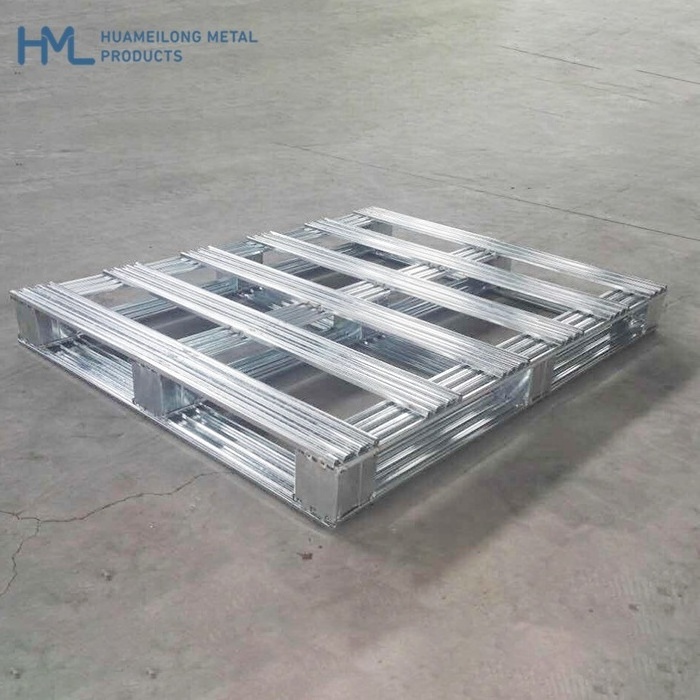 1000kg storage and transport heavy-duty steel construction metal steel pallet for sale