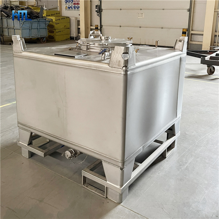 Chemical storage equipment bulk stainless steel IBC tote tank