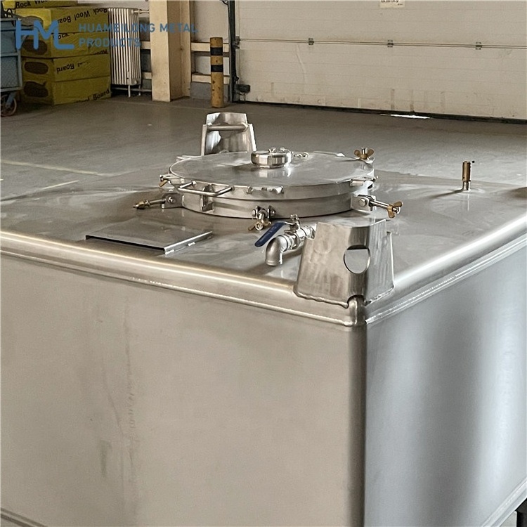 Food Grade Stainless Steel 1000 liter Chemical Liquid Storage IBC Tank