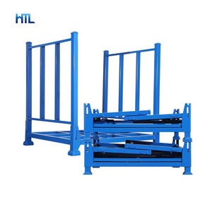 Detachable stacking pallets steel rack for fabric rolls