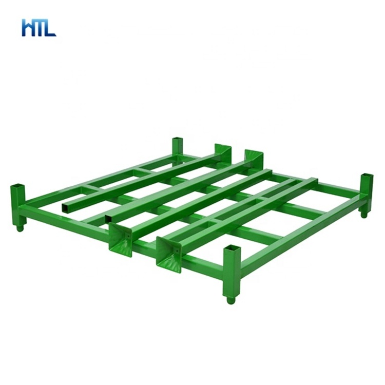 Customized folding portable metal spare steel make portable detachable stackable pallet tire rack