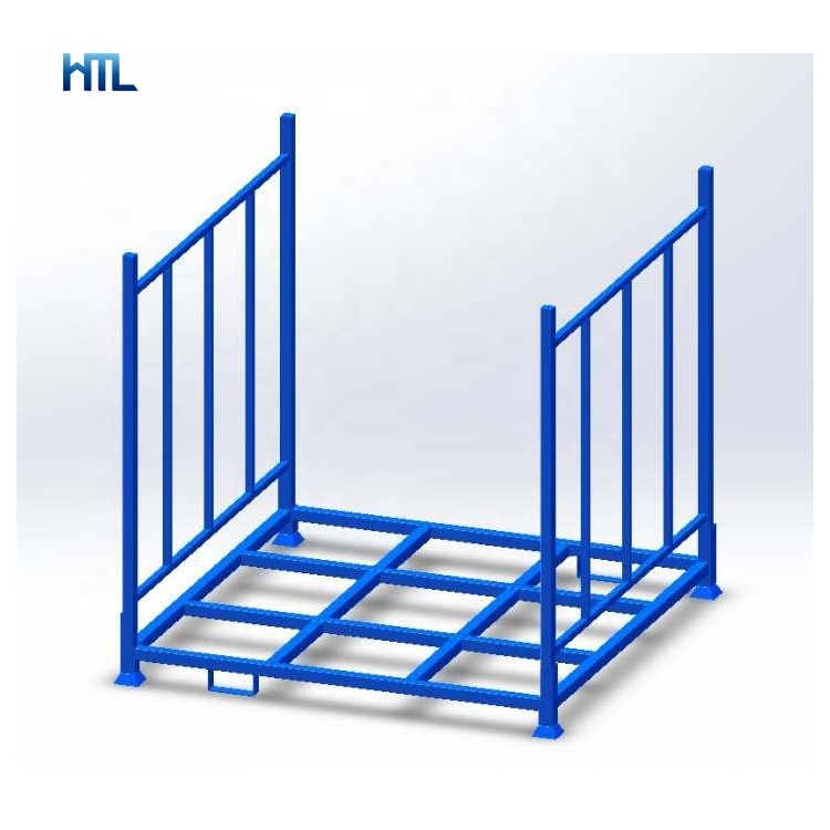 Detachable stacking pallets steel rack for fabric rolls