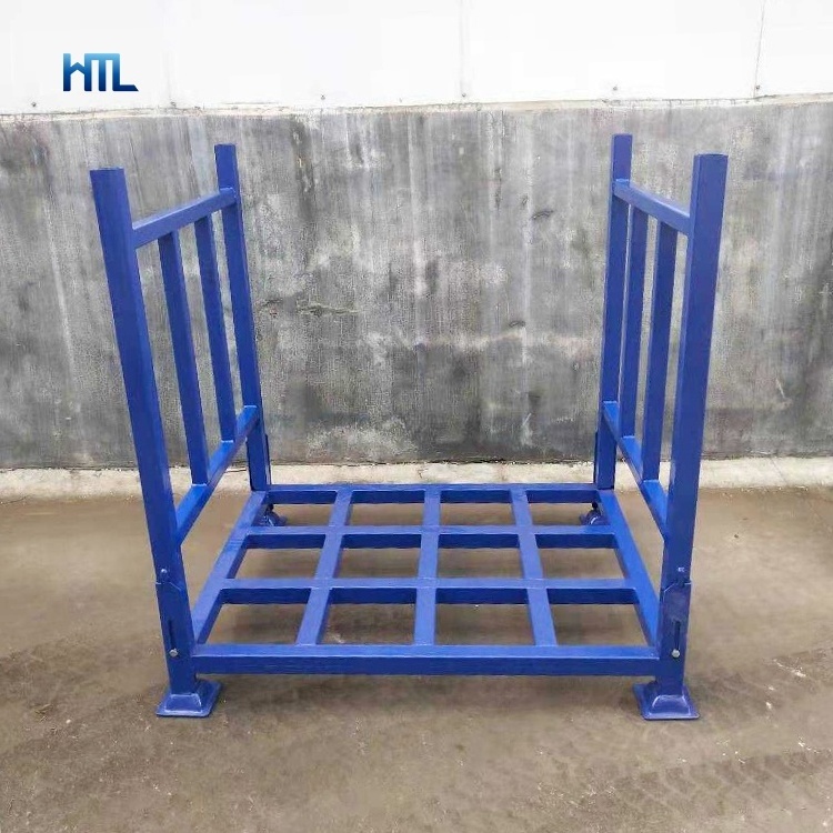 Detachable stacking pallets steel rack for fabric rolls