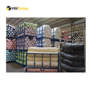 Warehouse materials handling heavy duty collapsible fabric storage textile roll rack