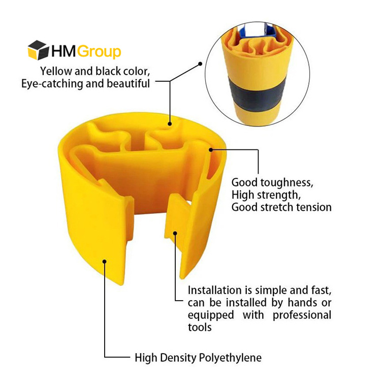 Warehouse Pallet Rack Upright Plastic Rack Post Guard Plastic Column Protector