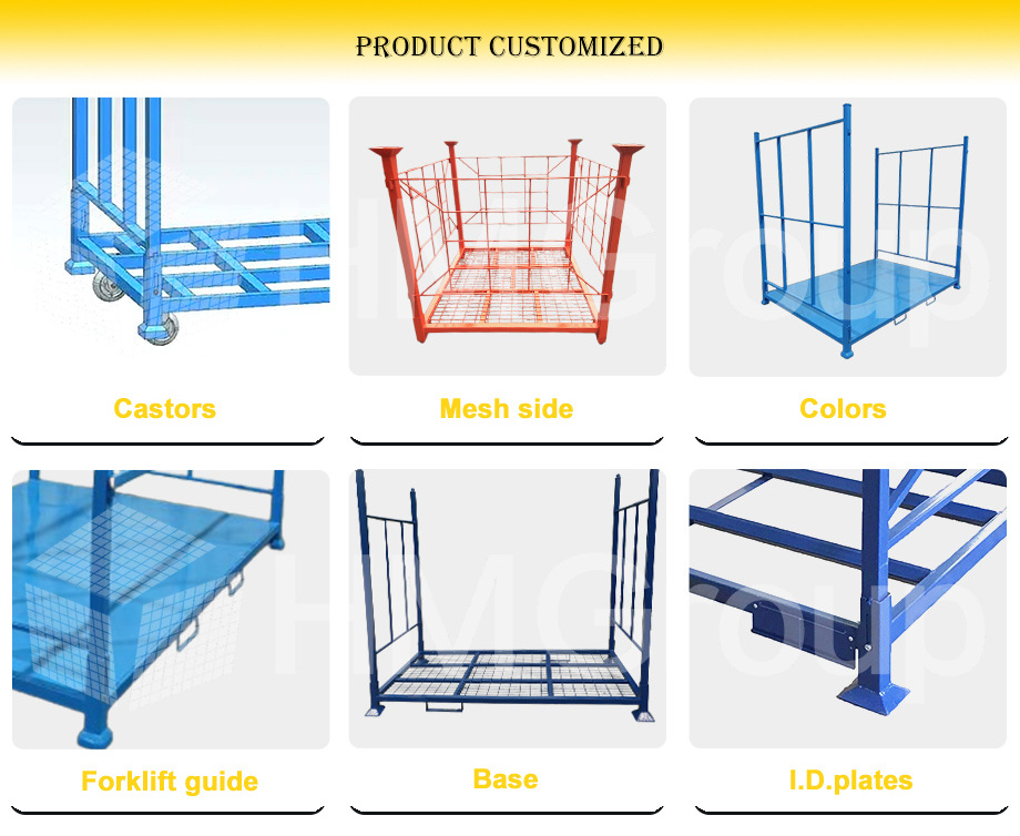 High Loading Capacity Warehouse Customized Movable Portable Stacking ...