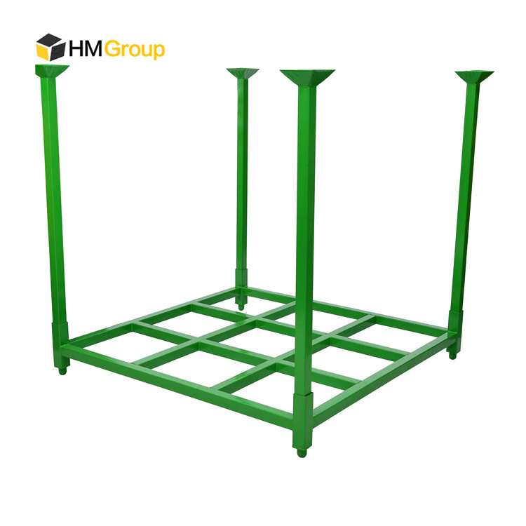 Powder coating warehouse adjustable stacking portable steel metal truck spare storage tire pallet racking/ racks