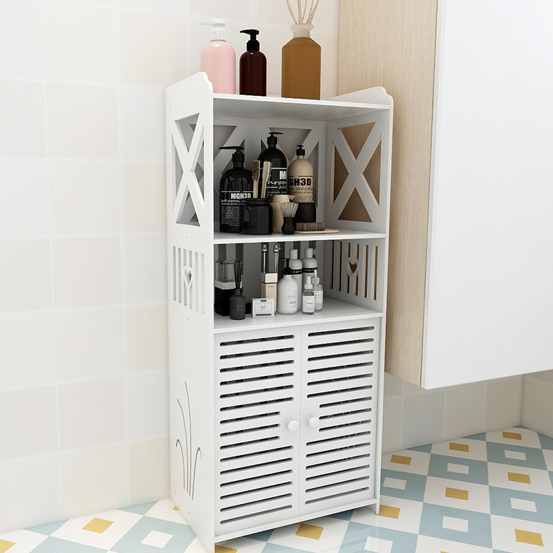 High Quality Classic Solid Wood Storage Cabinet Washbasin Shower Corner Shelf Furniture Storage Racks for Living Room