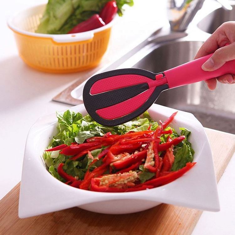 Multi-functional Colorful Vertical non-stick Cheap Plastic Scoop Kitchen Gadget Rice Washer Kitchen Utensil Spoon