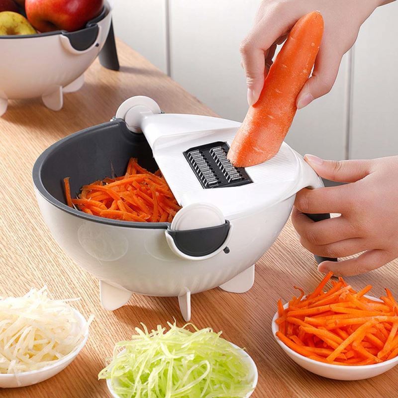 Top Seller Multifunctional manual vegetable cutter slicer 9 in 1 vegetable cutter kitchen accessories