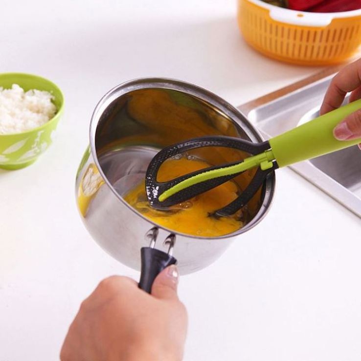 Multi-functional Colorful Vertical non-stick Cheap Plastic Scoop Kitchen Gadget Rice Washer Kitchen Utensil Spoon