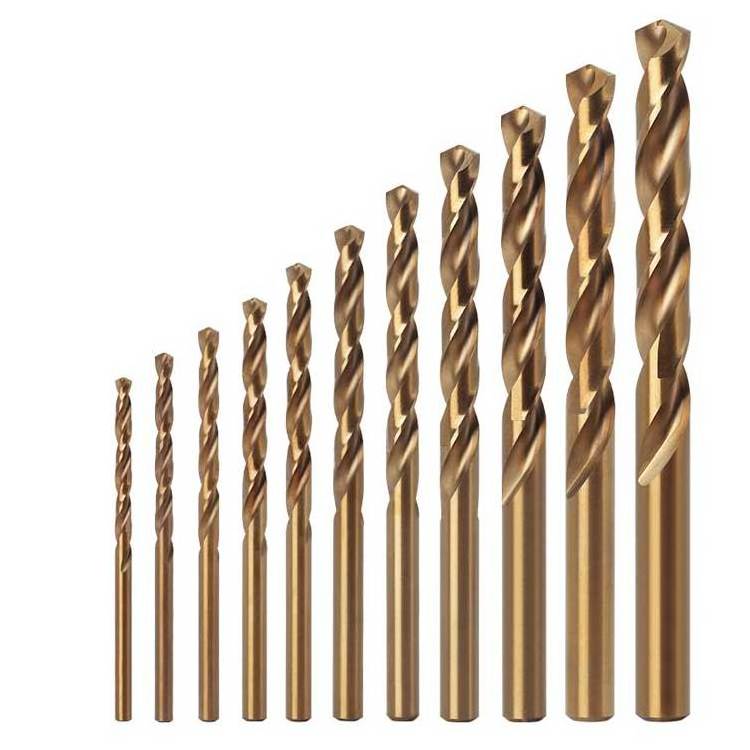 HSS Cobalt M35 High Speed Steel 4341 Straight Shank Twist Jobber Drill Bit Din338 0.3mm 0.5mm 1mm 2mm 3mm-13mm for metal