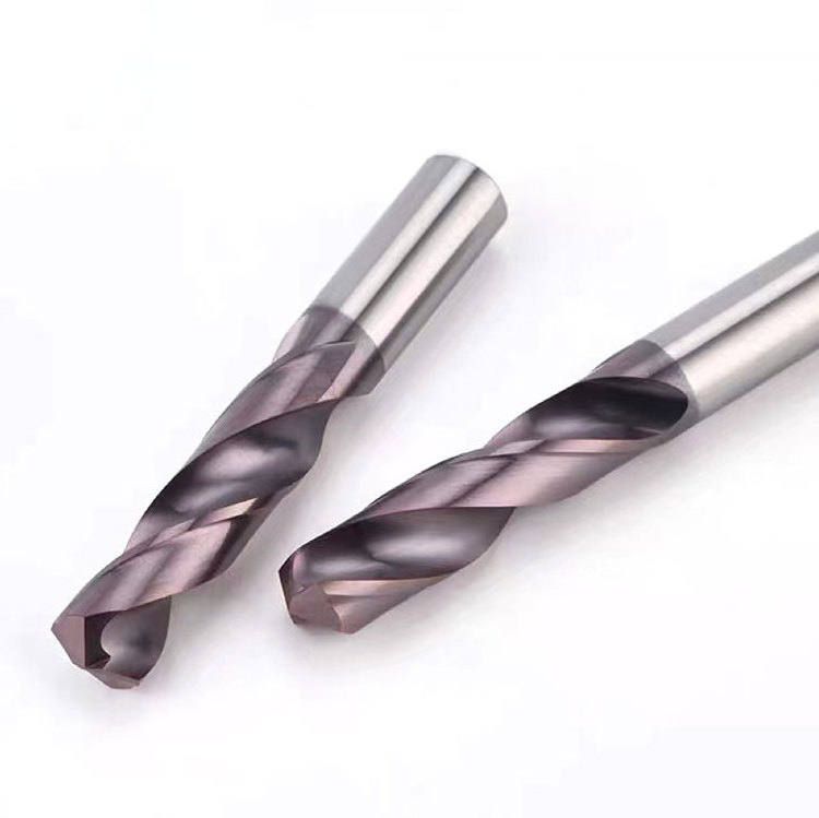 CNC Machine Router Bits Tools Manufacturer Solid Tungsten Carbide Twist Drill Bit For Hardened steel Metal