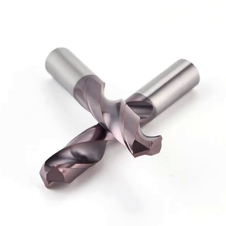 CNC Machine Router Bits Tools Manufacturer Solid Tungsten Carbide Twist Drill Bit For Hardened steel Metal