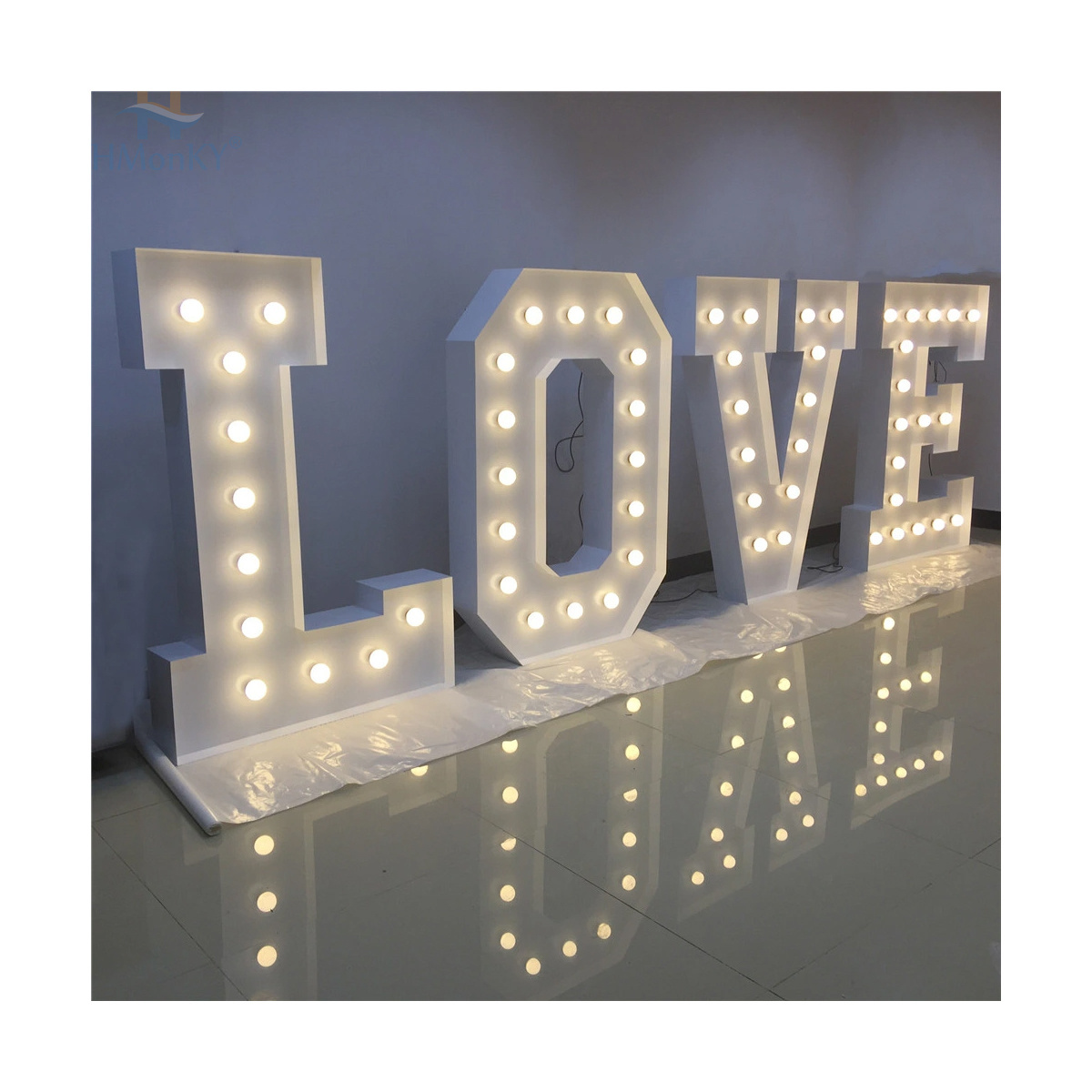 2023 LED 6ft 4ft 3ft electronic signs event large big giant marquee light up letters numbers for wedding decoration