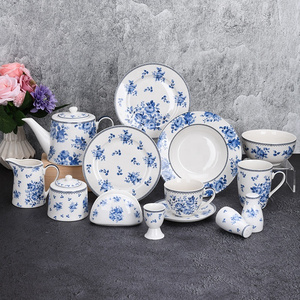 Ceramic dinnerware set french country garden ceramic dinner set crockery