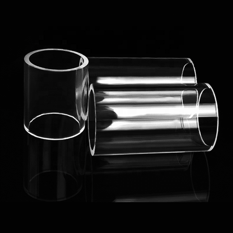 HM Heat Resistant Transparent Crystal Glass Pipe for Smoking