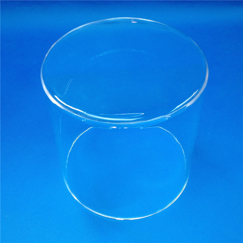 Transparent high temperature resistant quartz glass furnace tube for sale