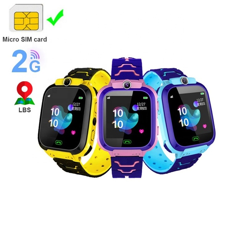 BOL MercadoLibre best seller Q12 Q19 kids smart watch daily life waterproof smart watches with SIM card flashlight camera SOS