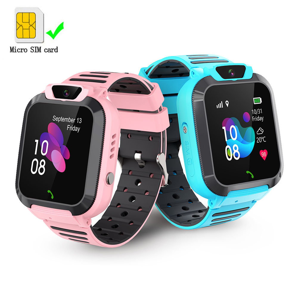 Most popular KIDS smart watch in Europe with 15 languages SOS call IP67 waterproof smart watch children protector watch smart CE