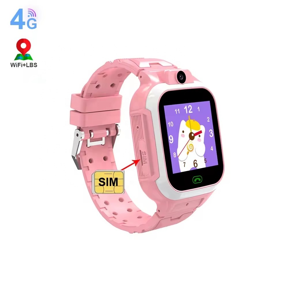 Q19 kids smart watch rohs ce 4g gps smart watch sim card SOS Video Call Message Smartwatch for Boys and Girls