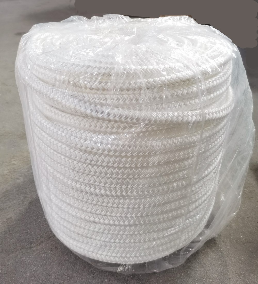 high quality nylon double braid anchor rope dock line rope