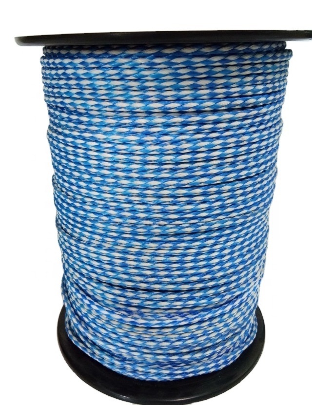 China manufacturer polyethylene hollow braided rope pp ski rope