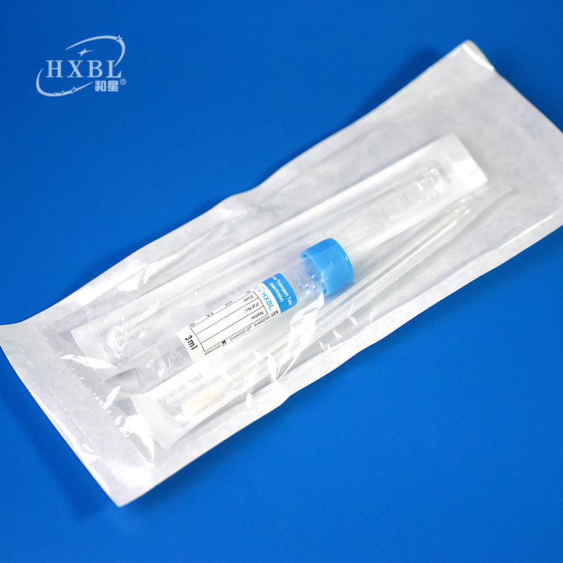 viral transport medium with flocked nasal swab transport medium kit