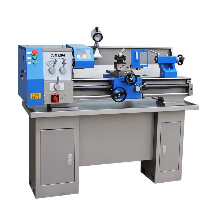 torno para metal manual lathe torno CJM320A 330mm swing over bed mini metal bench lathe with short delivery time in China