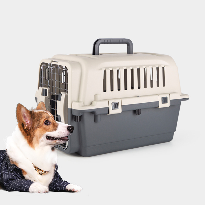 Dog Carriers Airline Approved Travel Bag Small Box On Wheel Plastic Pet Cat Dog Carrier