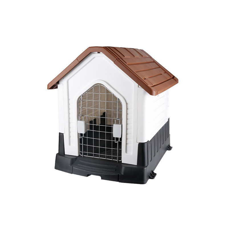 Large Plastic Dog House With Door Outdoor Kennels Pet House Waterproof And Removable Indoor Cat/Rabbit House