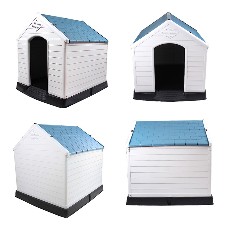 High Quality Outdoor Garden Kennels Dog House Plastic 2023 PP Large Luxury House Cages